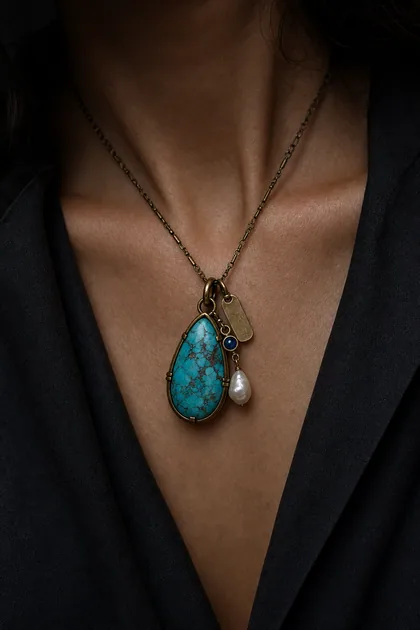 The Blue Hour Reliquary worn