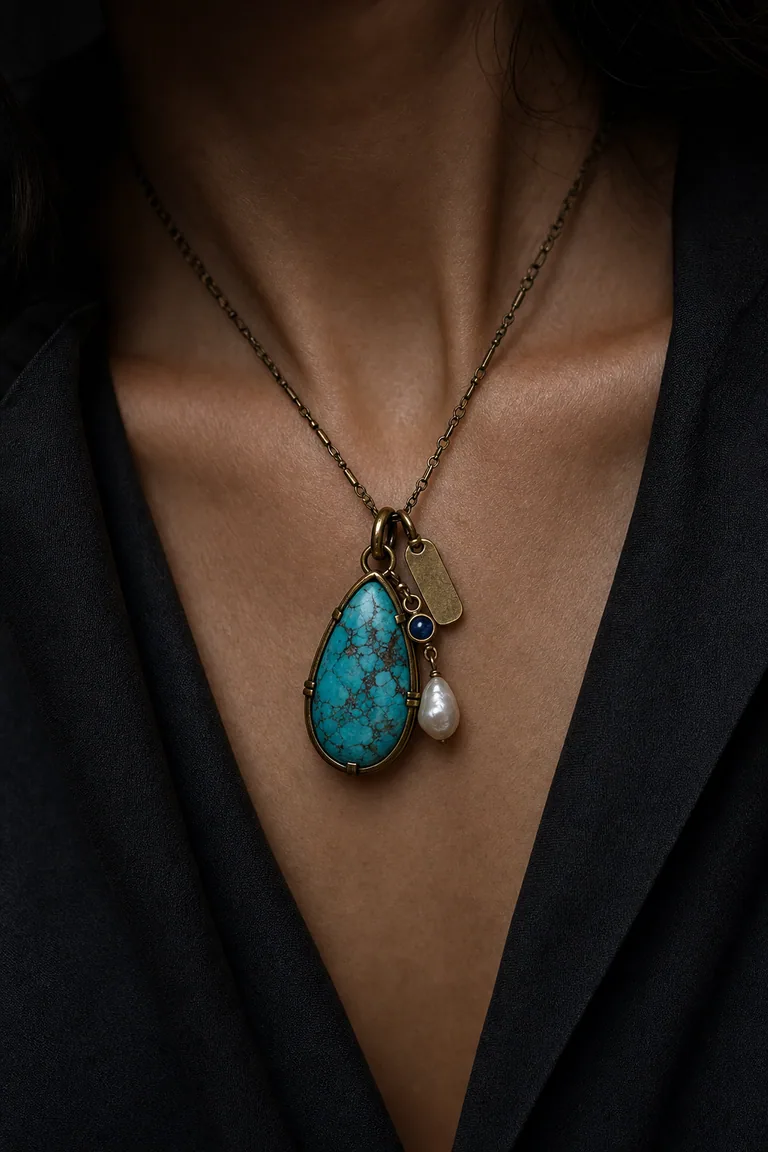 A finished Rare By Me piece worn at scale