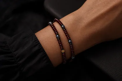 Garnet After Midnight worn