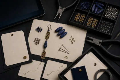 The Ink Atlas Earrings Google Meet workshop