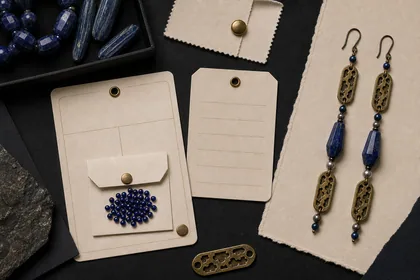 The Ink Atlas Earrings Origin proof pair